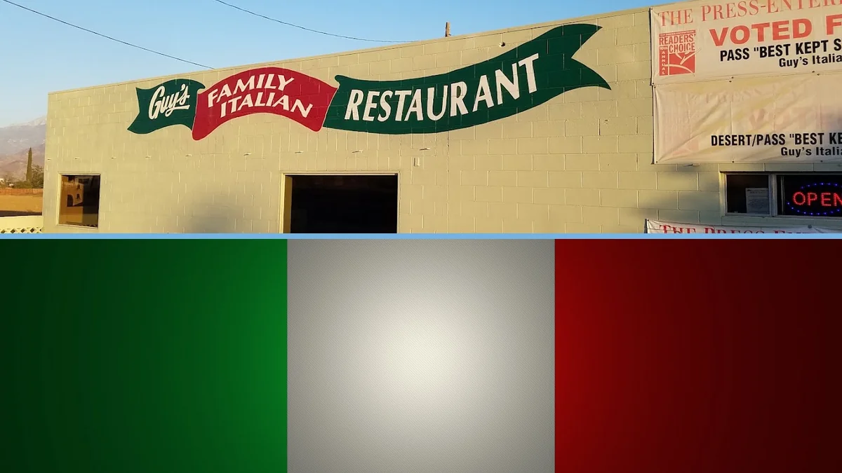 Italian restaurant interior with a cozy, unfussy look.