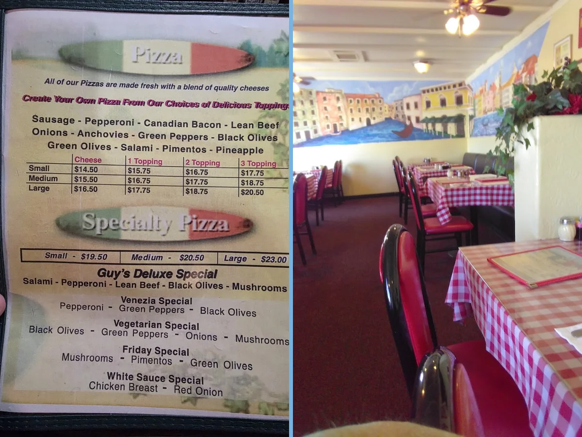 Italian restaurant interior with a cozy, unfussy look.