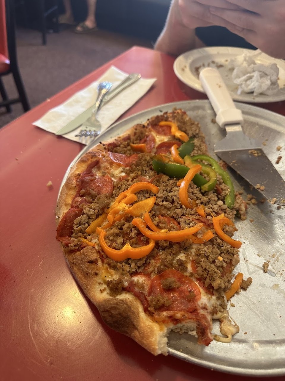Peepers N Sausage Pizza