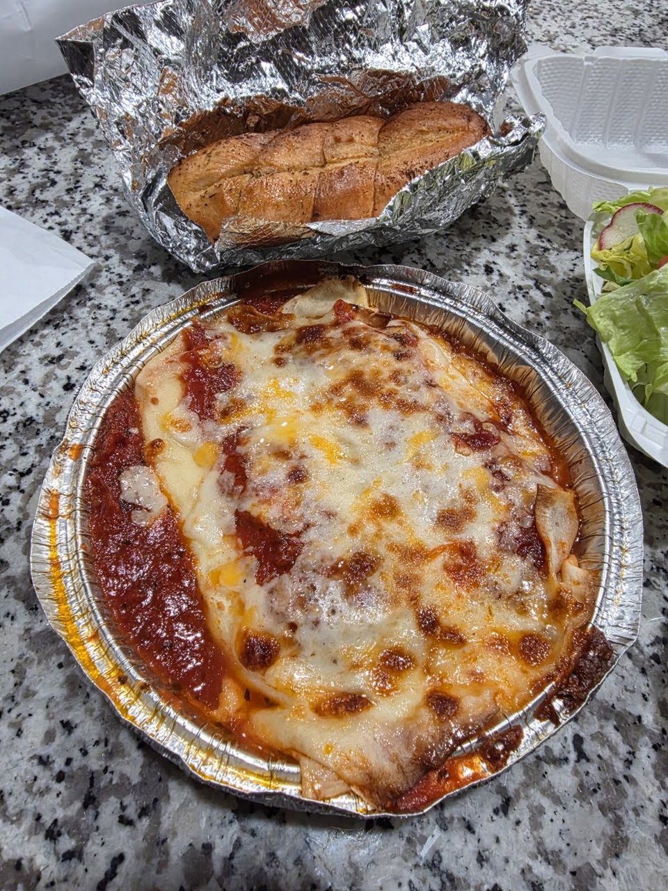 Manicotti Dinner with Salad